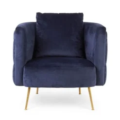 Clearance Bizzotto POLTRONA SFODERABILE BLU - TENBURY