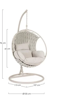 Sale Bizzotto POLTRONA SOSPESA C-C GALAPAGOS LIGHT