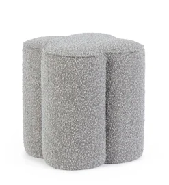 Clearance Bizzotto POUF EFFETTO BOUCLE' GRIGIO - COINTA