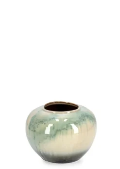 Outlet Bizzotto P.VASO COIRA TONDO BIANCO AZZURRO D25