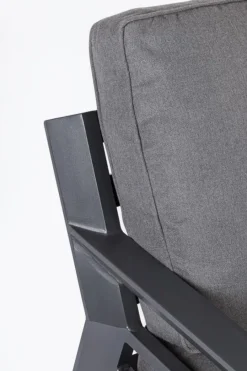 Hot Bizzotto SALOTTO ANGOLARE IN ALLUMINIO ANTRACITE PG61 - HENDRIX