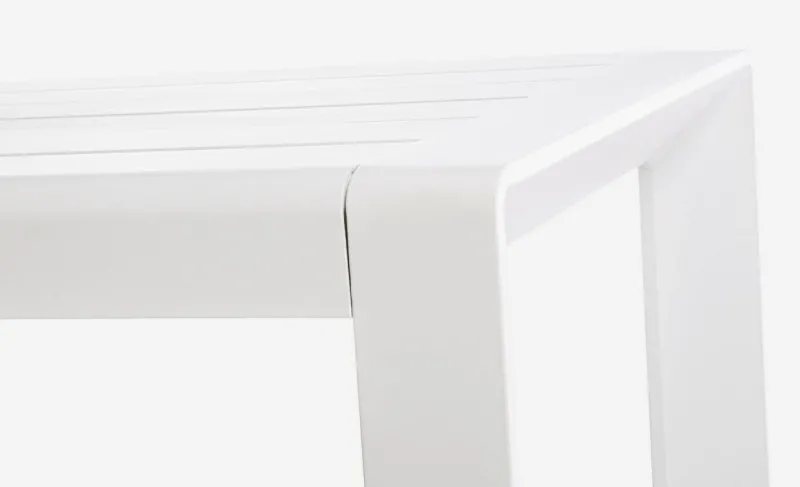 New Bizzotto SALOTTO ANGOLARE IN ALLUMINIO BIANCO CX21 - KONNOR