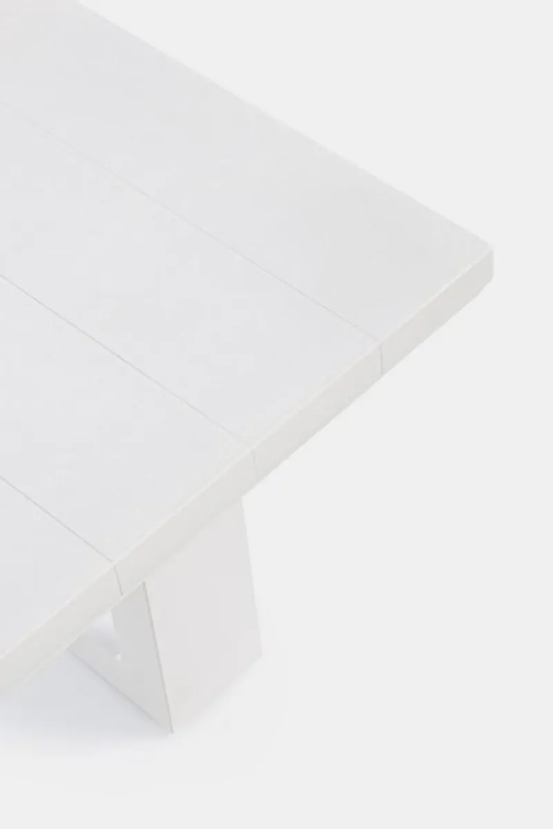 New Bizzotto SALOTTO ANGOLARE IN ALLUMINIO BIANCO CX21 - KONNOR