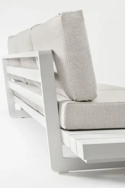 Best Bizzotto SALOTTO ANGOLARE IN ALLUMINIO BIANCO WG20 - INFINITY