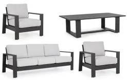 Hot Bizzotto SALOTTO IN ALLUMINIO ANTRACITE YK13 - BALTIC