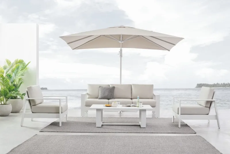 New Bizzotto SALOTTO IN ALLUMINIO BIANCO YK11 - BALTIC