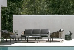 Hot Bizzotto SALOTTO IN FIBRA SINTETICA ANTRACITE YK13 - MARIBELA