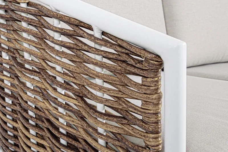 New Bizzotto SALOTTO IN FIBRA SINTETICA BIANCO YK11 - MARIBELA