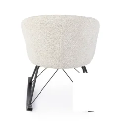 New Bizzotto SEDIA A DONDOLO EFFETTO BOUCLE' NATURALE - SIBILLA