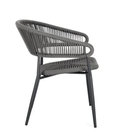 New Bizzotto SEDIA C-BR ALGAIDA ANTRACITE/GRIGIO