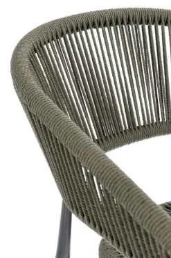 Discount Bizzotto SEDIA C-BR ALGAIDA ANTRACITE/VERDE