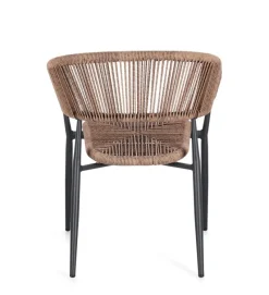 Hot Bizzotto SEDIA C-BR ALGAIDA ANTRACITE/NATURAL