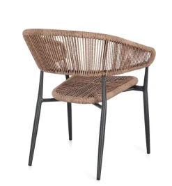 Hot Bizzotto SEDIA C-BR ALGAIDA ANTRACITE/NATURAL