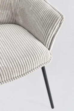 Discount Bizzotto SEDIA C-BR CASSIDY NERO/GRIGIO CHIARO