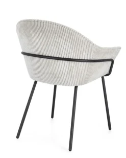 Discount Bizzotto SEDIA C-BR CASSIDY NERO/GRIGIO CHIARO