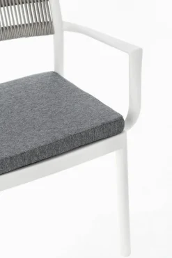 Hot Bizzotto SEDIA C-BR C-C ALVIN BIANCO/GRIGIO CH.