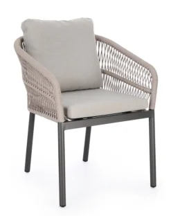 New Bizzotto SEDIA C-BR C-C GALDANA ANTRACITE/KHAKI