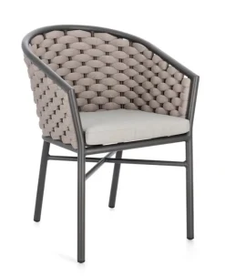 Online Bizzotto SEDIA C-BR C-C MARGALIDA ANTRACITE/KHAKI