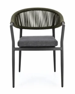 Hot Bizzotto SEDIA C-BR C-C MILLOR ANTRACITE/VERDE