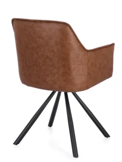 Best Bizzotto SEDIA C-BR GIREV.BREVAL MARRONE CHIARO