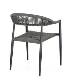 Clearance Bizzotto SEDIA C-BR JANDIA ANTRACITE/GRIGIO