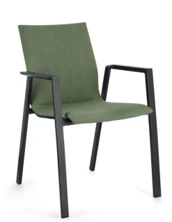 Online Bizzotto SEDIA C-BR ODEON ANTR-OLIVE JX55