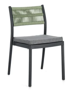 New Bizzotto SEDIA C-C ALVIN ANTRACITE/VERDE