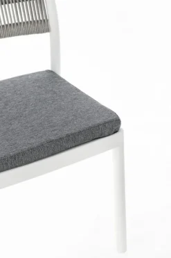 Clearance Bizzotto SEDIA C-C ALVIN BIANCO/GRIGIO CHIARO