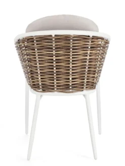 Hot Bizzotto SEDIA CON CUSCINO BIANCO YK11 - MARIBELA