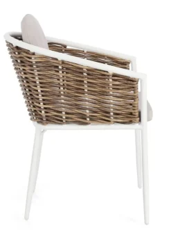 Hot Bizzotto SEDIA CON CUSCINO BIANCO YK11 - MARIBELA