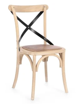 Clearance Bizzotto SEDIA CROSS METAL W.WASH