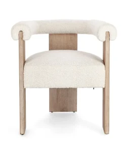 Best Bizzotto SEDIA EFFETTO BOUCLE' NATURALE - AGAPE