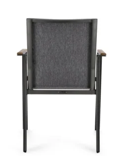 Online Bizzotto SEDIA IN ALLUMINIO ANTRACITE GK52 - CAMERON