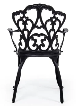 Bizzotto SEDIA IN ALLUMINIO ANTRACITE - VICTORIA