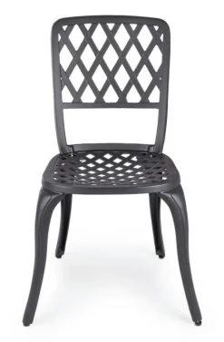 Best Bizzotto SEDIA IN ALLUMINIO ANTRACITE - FAENZA