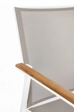 Discount Bizzotto SEDIA IN ALLUMINIO BIANCO GK50 - CAMERON