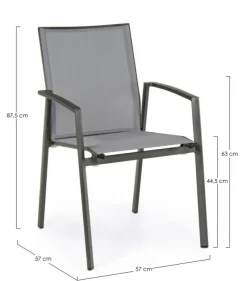 Hot Bizzotto SEDIA IN ALLUMINIO IMPILABILE - CRUISE