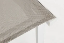 Hot Bizzotto SEDIA IN ALLUMINIO IMPILABILE BIANCO/TORTORA GK50 - CRUISE