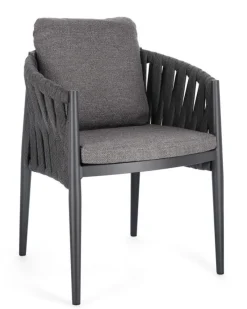 Best Bizzotto SEDIA IN CORDA ANTRACITE WG21 - JACINTA