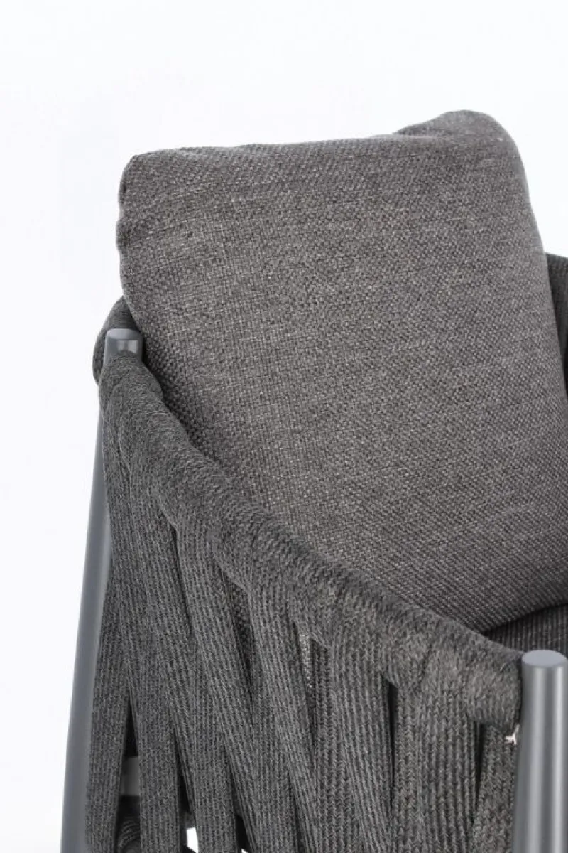 Best Bizzotto SEDIA IN CORDA ANTRACITE WG21 - JACINTA