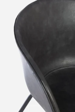 Online Bizzotto SEDIA IN ECOPELLE ANTRACITE - WARHOL