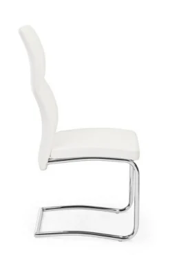 Clearance Bizzotto SEDIA IN ECOPELLE BIANCA - THELMA