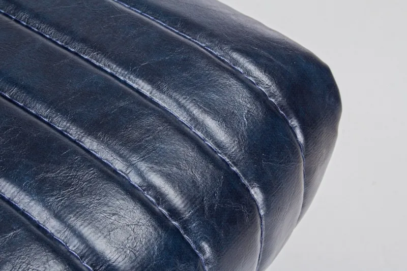 Clearance Bizzotto SEDIA IN ECOPELLE BLU - NELLY