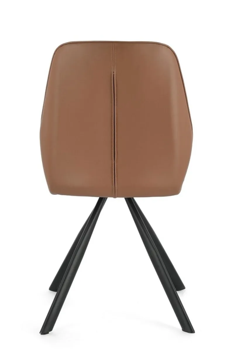 Outlet Bizzotto SEDIA IN ECOPELLE COGNAC - MAXWELL