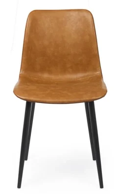 Online Bizzotto SEDIA IN ECOPELLE COLOR CUOIO - KYRA