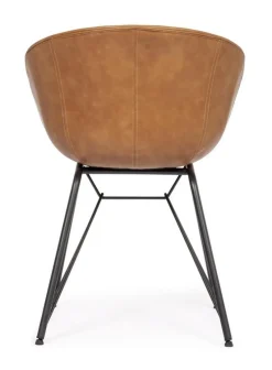 Sale Bizzotto SEDIA IN ECOPELLE COLOR CUOIO - WARHOL