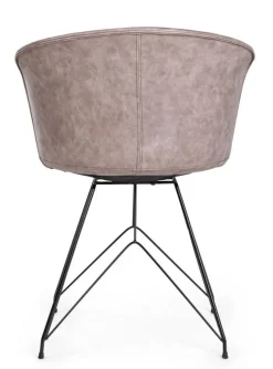 Best Bizzotto SEDIA IN ECOPELLE NERA - LOFT