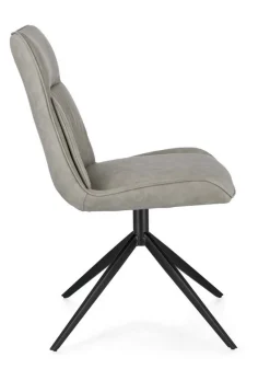 New Bizzotto SEDIA IN ECOPELLE TORTORA - JORDAN