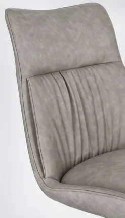 New Bizzotto SEDIA IN ECOPELLE TORTORA - JORDAN