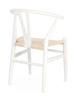 Discount Bizzotto SEDIA IN LEGNO BIANCO - ARTAS